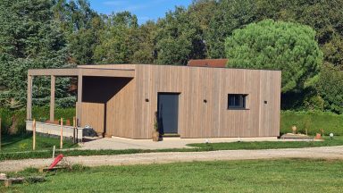 Gîte en ossature bois réalisé par Lo-Cal House en Dordogne