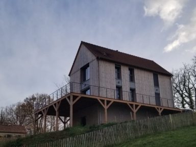Hangar à tabac en ossature bois en Dordogne