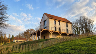 Maison ossature bois inspirée d’un hangar à tabac en Dordogne (secteur ABF)