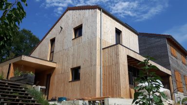 Maison passive en ossature bois dans le Lot