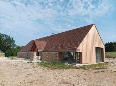 Maison individuelle en ossature bois réalisé par Lo-Cal House en Dordogne